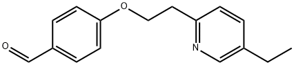 4-[2-(5-Ethyl-2-pyridinyl)ethoxy]benzyaldehyde