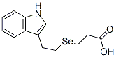 3-[[2-(1H-Indol-3-yl)ethyl]seleno]propionic acid Structure
