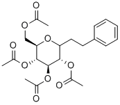 1,5-Anhydro-1-phenethylsorbitol tetraacetate Structure