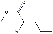 Methyl 2-broMopentanoate 化学構造式