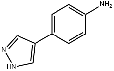 4-(1H-吡唑-4-基)苯胺, 114474-28-1, 结构式