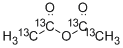 無水酢酸(1,1',2,2'-13C4) 化学構造式
