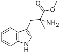 DL-ALPHA-METHYLTRYPTOPHAN METHYL ESTER HYDROCHLORIDE Structure