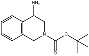 tert-butyl 4-aMino-3,4-dihydroisoquinoline-2(1H)-carboxylate Structure