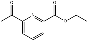 6-アセチル-2-ピリジンカルボン酸エチル 化学構造式
