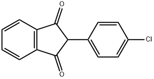 氯苯茚二酮, 1146-99-2, 结构式