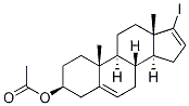 酢酸(3S,8R,9S,10R,13S,14S)-17-ヨード-10,13-ジメチル-2,3,4,7,8,9,10,11,12,13,14,15-ドデカヒドロ-1H-シクロペンタ[A]フェナントレン-3-イル 化学構造式