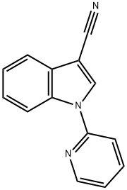 1-(PYRIDIN-2YL)-1H-INDOLE-3-CARBONITRILE, 1146220-88-3, 结构式