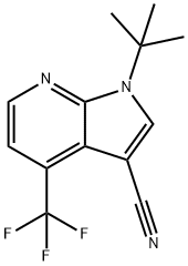 1H-Pyrrolo[2,3-b]pyridine-3-carbonitrile, 1-(1,1-diMethylethyl)-4-(trifluoroMethyl)-