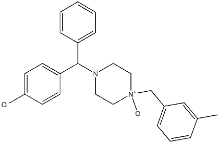 美克洛嗪 N-氧化物, 114624-69-0, 结构式
