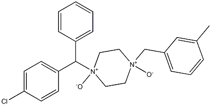 Meclizine N’,N’’-Dioxide, 114624-70-3, 结构式
