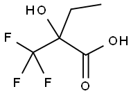 2-ヒドロキシ-2-(トリフルオロメチル)酪酸 化学構造式