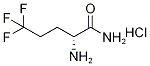(2R)-2-aMino-5,5,5-trifluoro-PentanaMide hydrochloride Structure