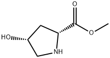 CIS-4-HYDROXY-D-PROLINE METHYL ESTER Structure