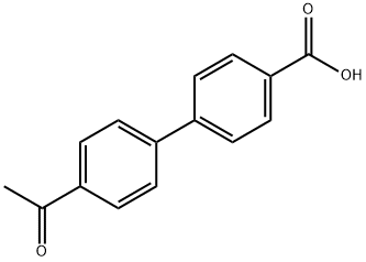 4'-ACETYL-BIPHENYL-4-CARBOXYLIC ACID Structure