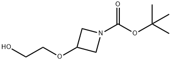 tert-butyl 3-(2-hydroxyethoxy)azetidine-1-carboxylate Structure
