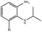 1,2-BenzenediaMine, 3-broMo-N2-(1-Methylethyl)- Structure