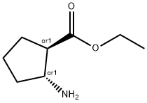 (1R,2R)-2-氨基环戊烷羧酸乙酯,114745-46-9,结构式