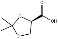 1,3-Dioxolane-4-carboxylicacid,2,2-dimethyl-,(4R)-(9CI) Structure