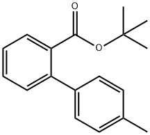 TERT-BUTYL 4'-METHYLBIPHENYL-2-CARBOXYLATE 化学構造式