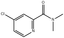 4-氯-N,N-二甲基吡啶酰胺, 114780-06-2, 结构式