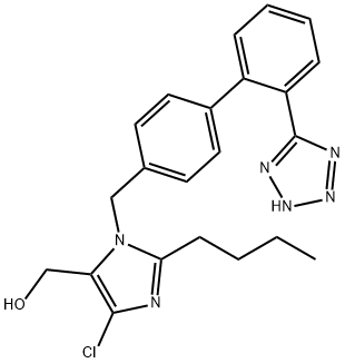 洛沙坦 结构式