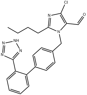 Losartan Carboxaldehyde Struktur