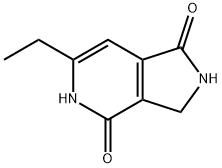 1H-Pyrrolo[3,4-c]pyridine-1,4(2H)-dione, 6-ethyl-3,5-dihydro- Struktur
