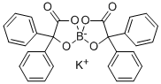 Potassium bis[α-(hydroxy-kO)-α-phenylbenzeneacetato(2-)-kO]borate(1-)|
