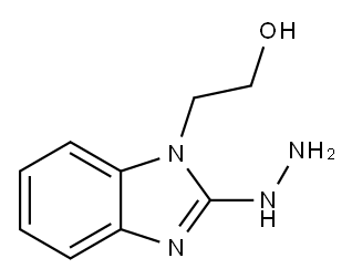 2H-Benzimidazol-2-one,1,3-dihydro-1-(2-hydroxyethyl)-,hydrazone(9CI) Structure