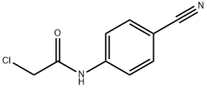 2-氯-N-(4-氰基苯基)乙酰胺 结构式