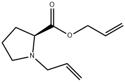 L-Proline, 1-(2-propenyl)-, 2-propenyl ester Struktur