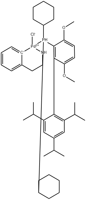 氯(2-二环己基膦基-3,6-二甲氧基-2',4',6'-三异丙基-1,1'-联苯)[2-(2-氨基乙基苯基)]钯(II)