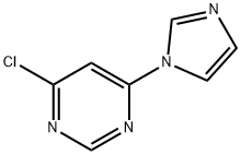 4-氯-6-(1H-咪唑-1-基)嘧啶 结构式