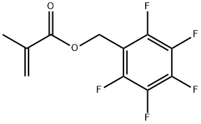 メタクリル酸ペンタフルオロベンジル 化学構造式