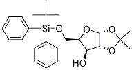 1,2-O-Isopropylidene-5-O-(t-butyldiphenylsilyl)-alpha-D-xylofuranose Struktur