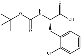 BOC-L-2-Chlorophe  Structure