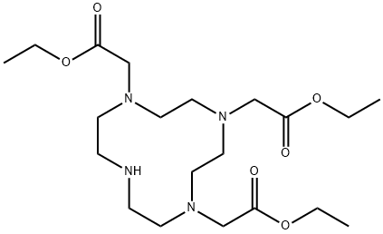 1,4,7-三(乙氧羟基甲基)-1,4,7,10-四阿扎环十四烷, 114873-52-8, 结构式