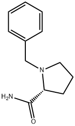 (R)-1-BENZYL-PYRROLIDINE-2-CARBOXYLIC ACID AMIDE 化学構造式