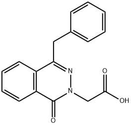 (4-BENZYL-1-OXO-1H-PHTHALAZIN-2-YL)-ACETIC ACID Structure