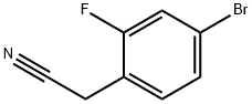 4-BROMO-2-FLUOROBENZYL CYANIDE Struktur