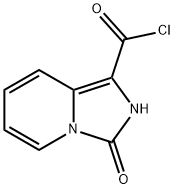 Imidazo[1,5-a]pyridine-1-carbonyl chloride, 2,3-dihydro-3-oxo- (9CI) Struktur