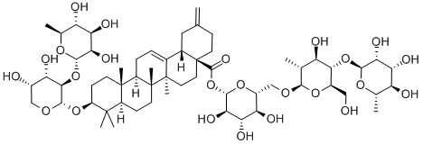 刺五加皂甙 B, 114902-16-8, 结构式