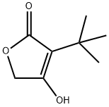 3-叔丁基-4-羟基呋喃-2(5H)-酮,114908-93-9,结构式