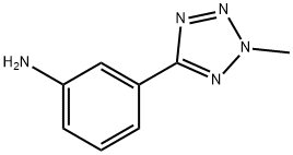 3-(2-メチル-2H-テトラゾール-5-イル)アニリン 化学構造式