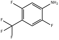 4-氨基-2,5-二氟三氟甲苯,114973-22-7,结构式