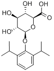 2,6 -二异丙基Β- D -吡喃葡萄糖酸, 114991-26-3, 结构式