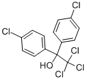 α-(4-クロロフェニル)-α-トリクロロメチル-4-クロロベンゼンメタノール 化学構造式
