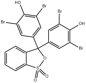ブロモフェノールブルー (0.1%, 約50%エタノール溶液) 化学構造式