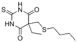 115-59-3 5-[(Butylthio)methyl]-2,3-dihydro-5-ethyl-2-thioxo-4,6(1H,5H)-pyrimidinedione